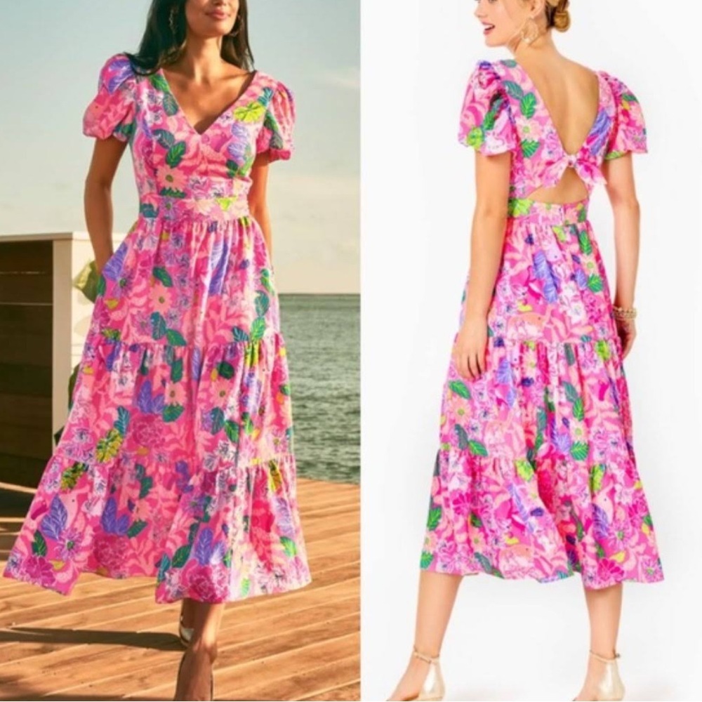 Lilly Pulitzer Vibrant Floral Dress